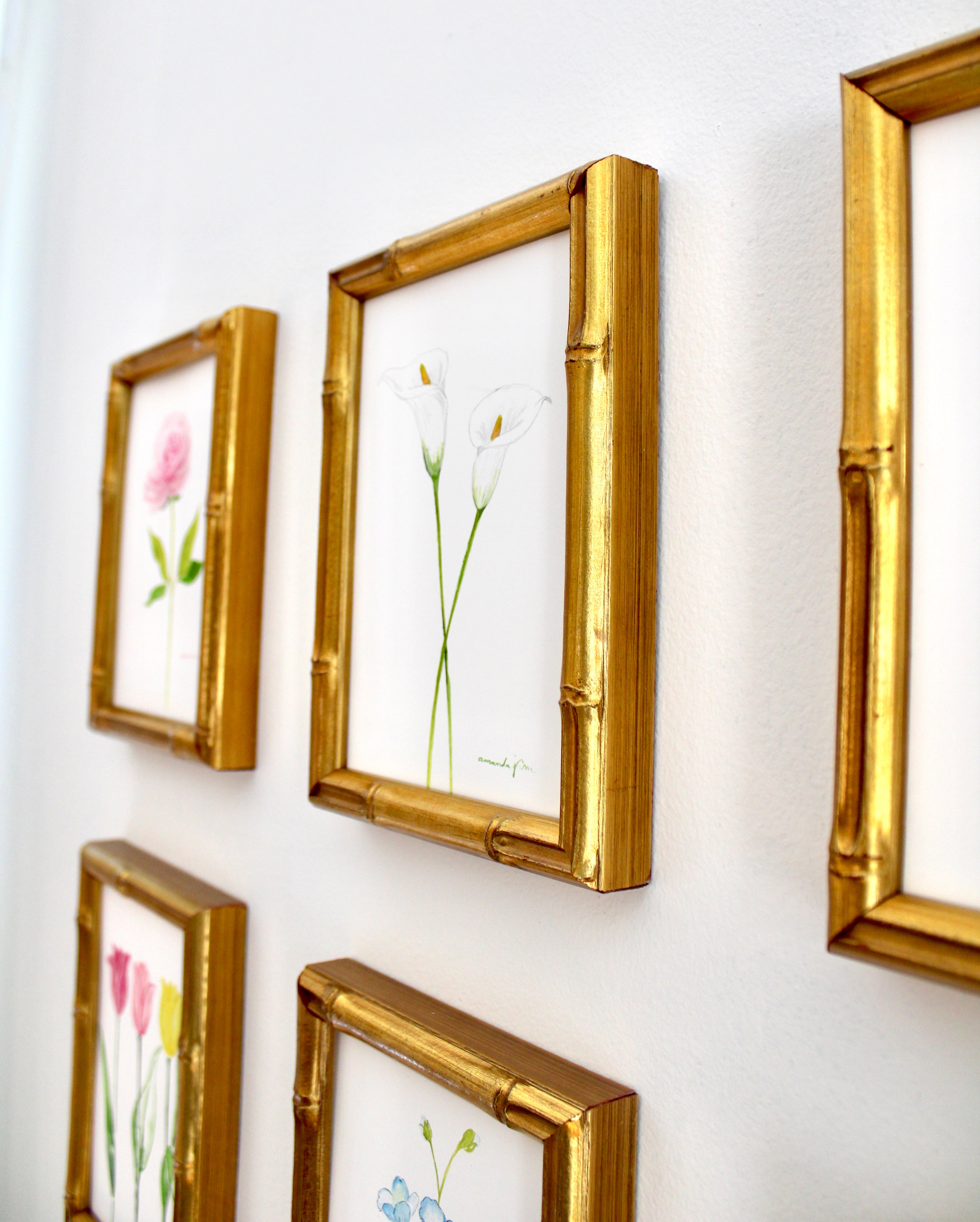 Calla Lilly / Framed Original Painting