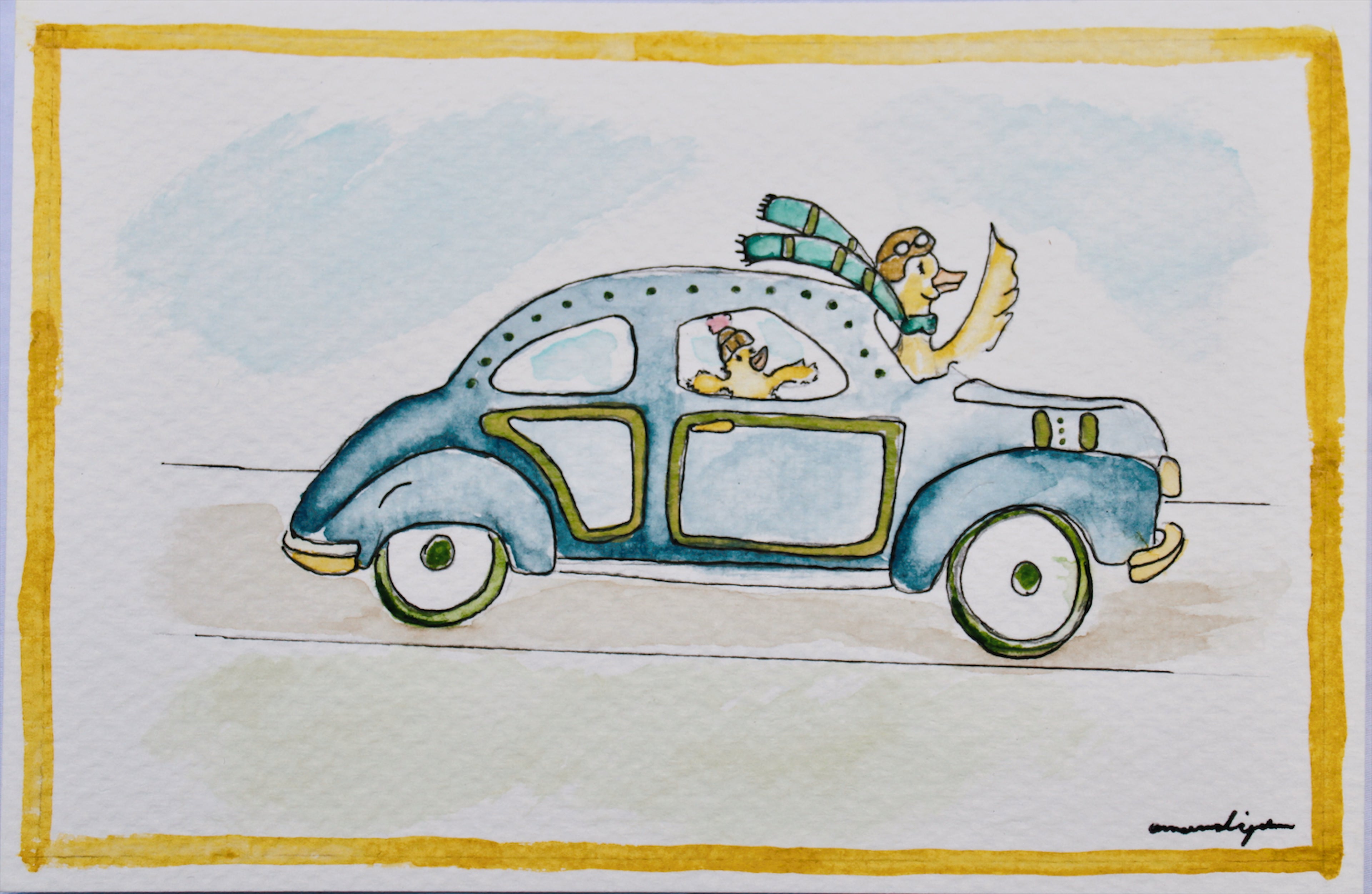 DANIEL DUCK, ORIGINAL 4X6