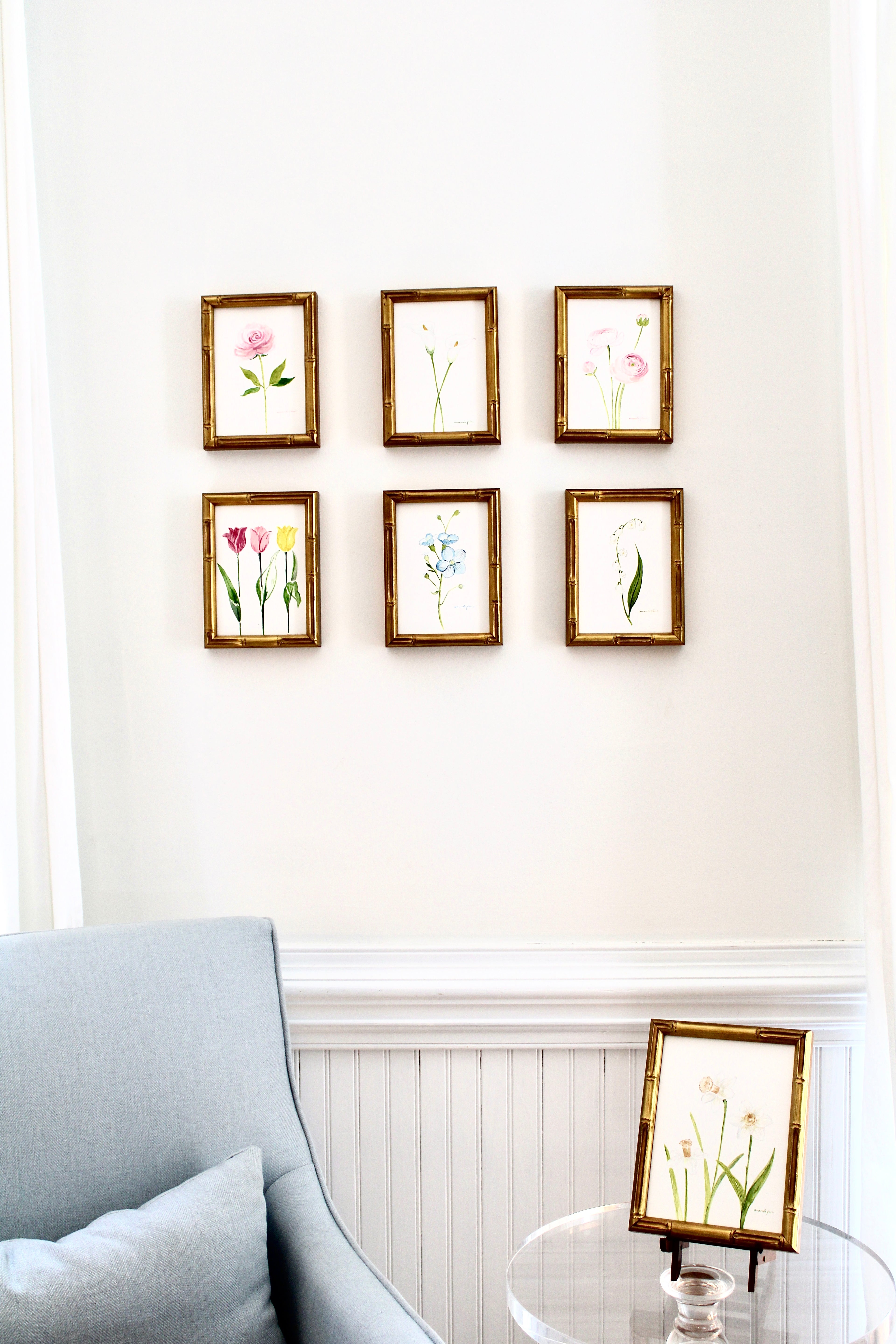 Forget-Me-Not / Framed Original Painting