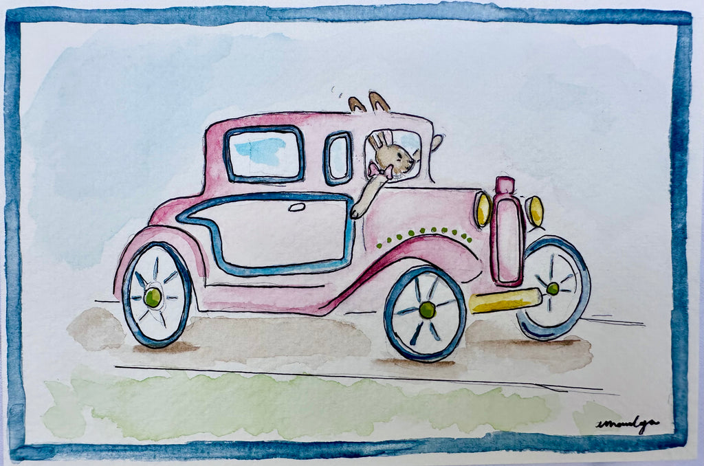 BETTY BUNNY, ORIGINAL 4X6