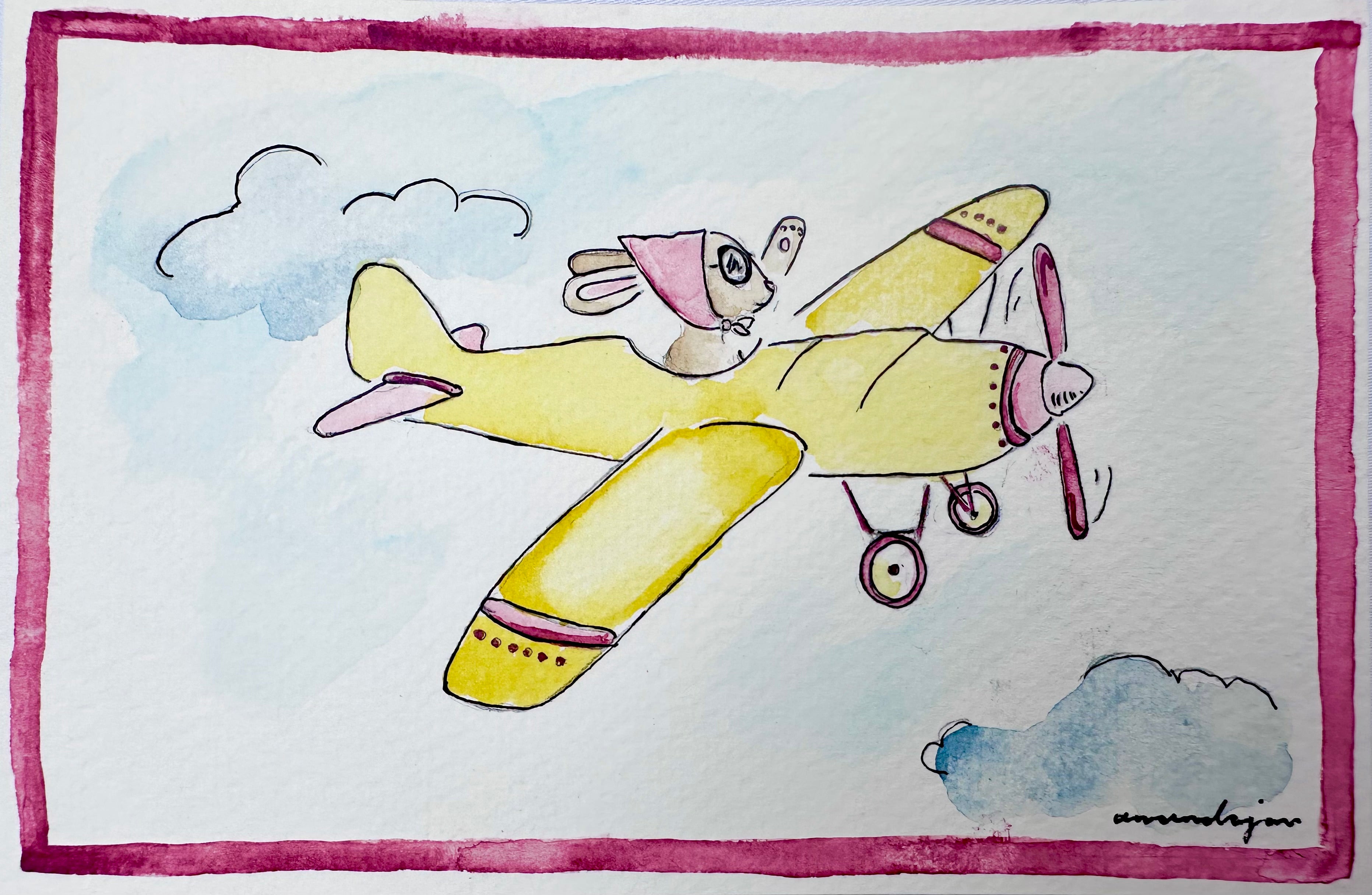 RACHEL RABBIT, ORIGINAL 4X6