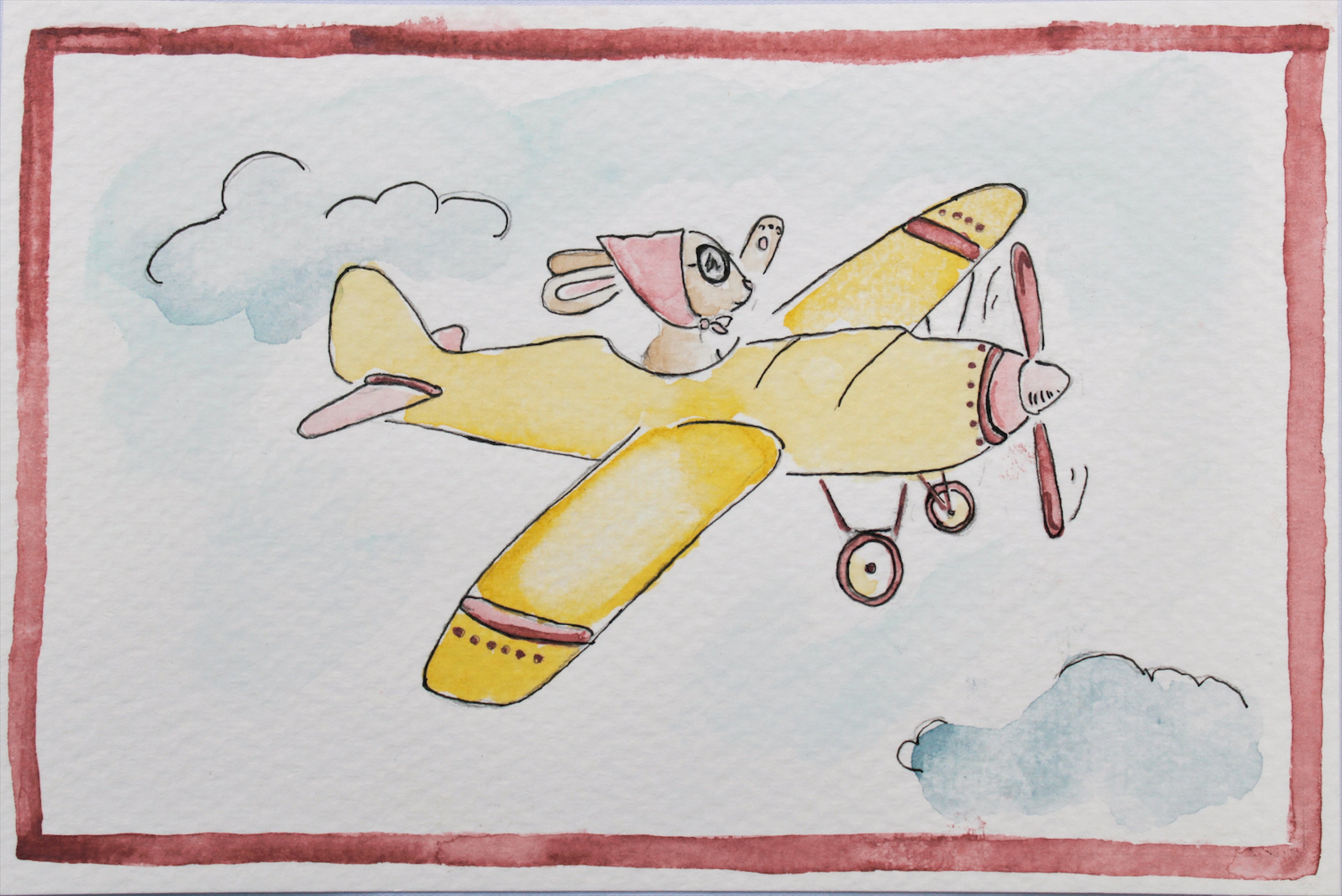 RACHEL RABBIT, ORIGINAL 4X6