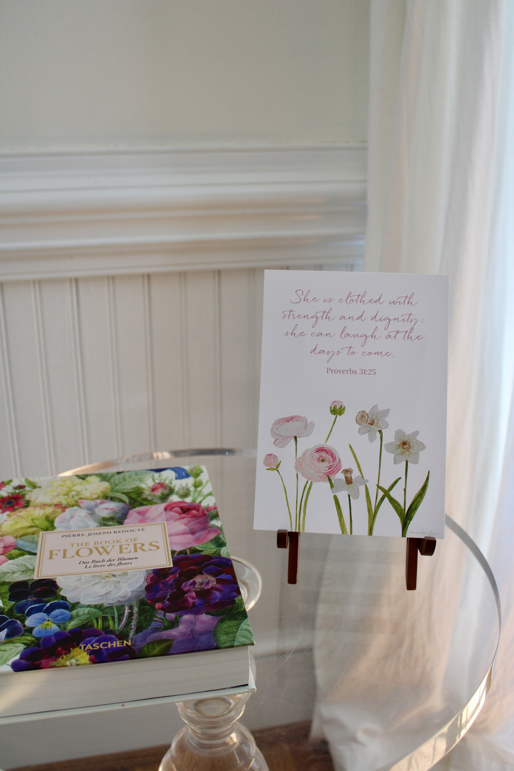 Proverbs 31 Floral Print / Pink
