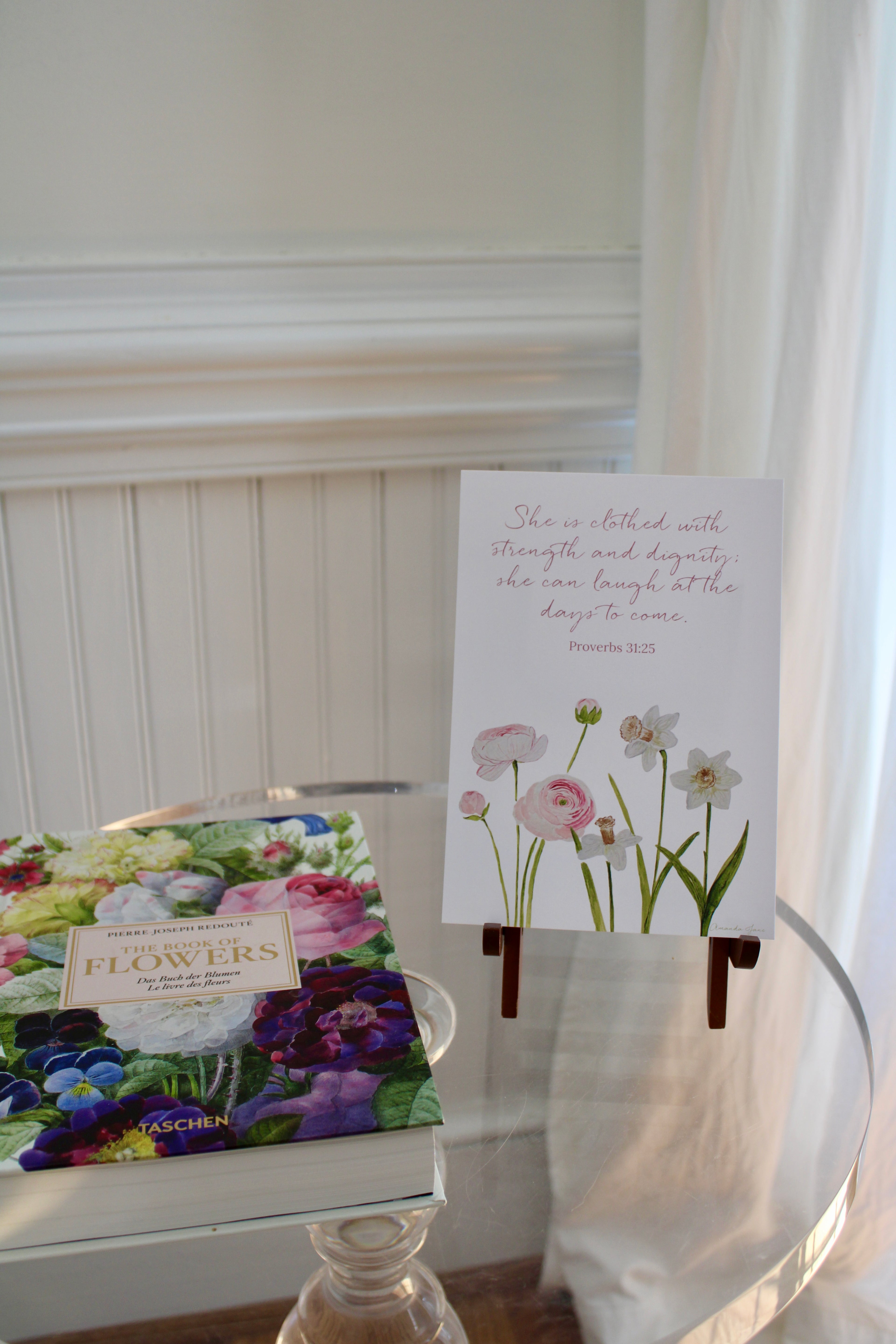 Proverbs 31 Floral Print / Pink