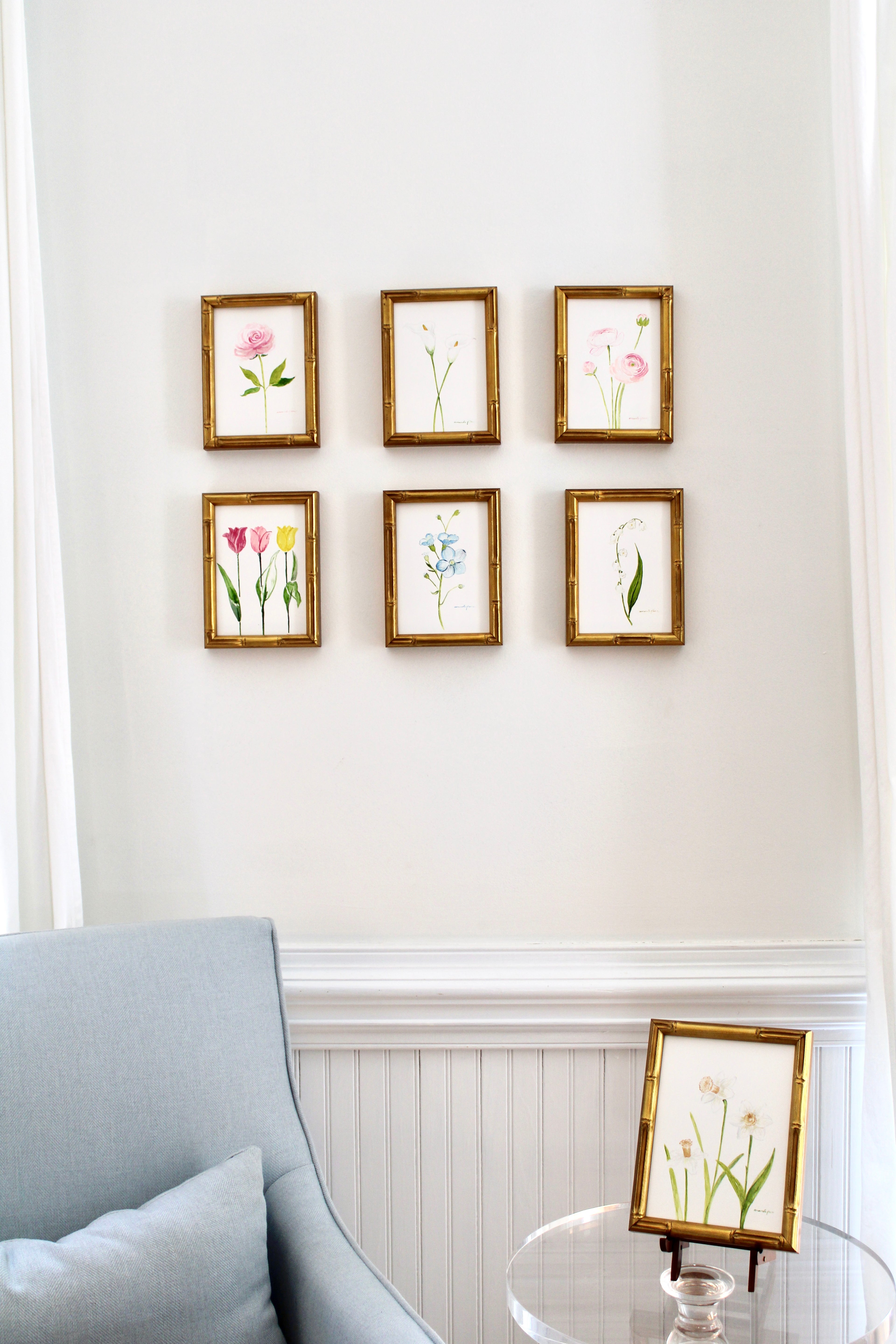 Tulip / Framed Original Painting