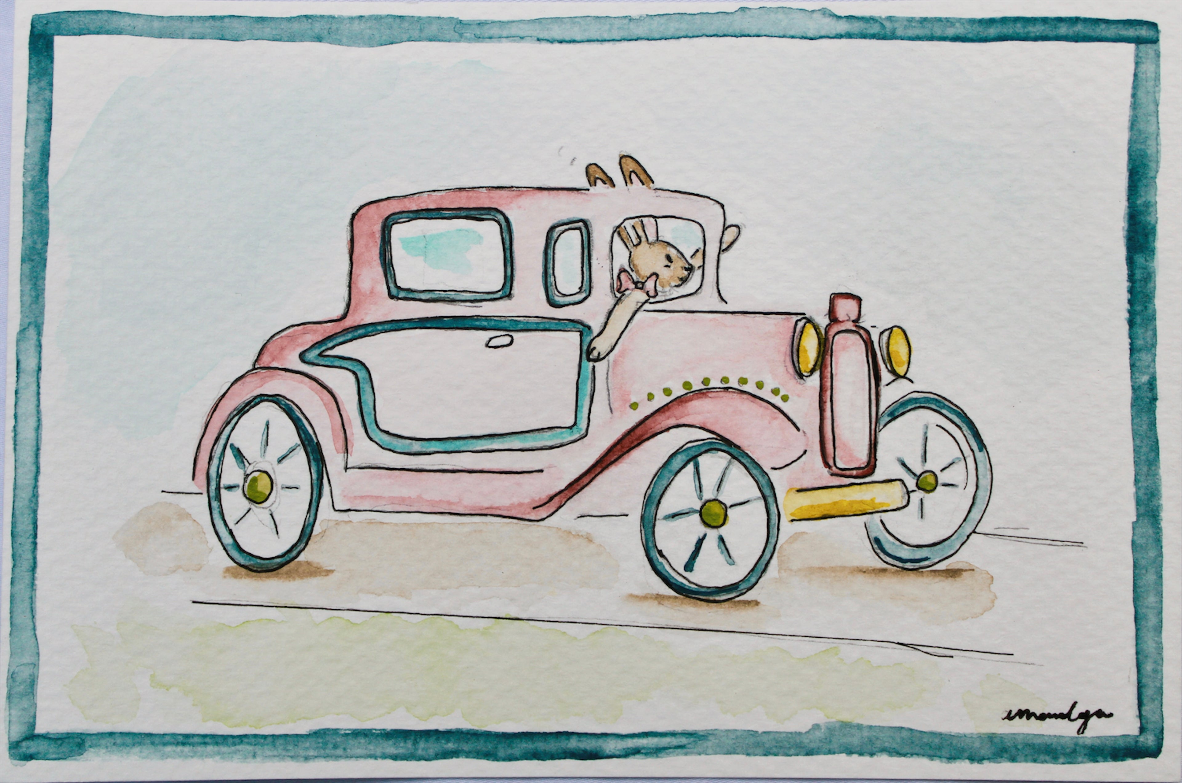 BETTY BUNNY, ORIGINAL 4X6