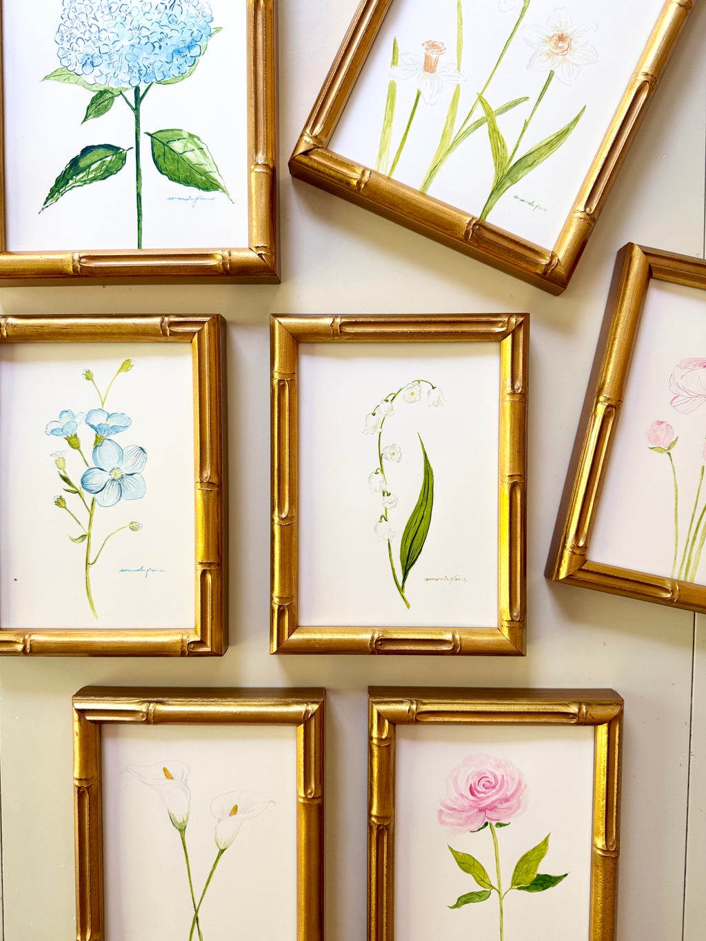 Forget-Me-Not / Framed Original Painting