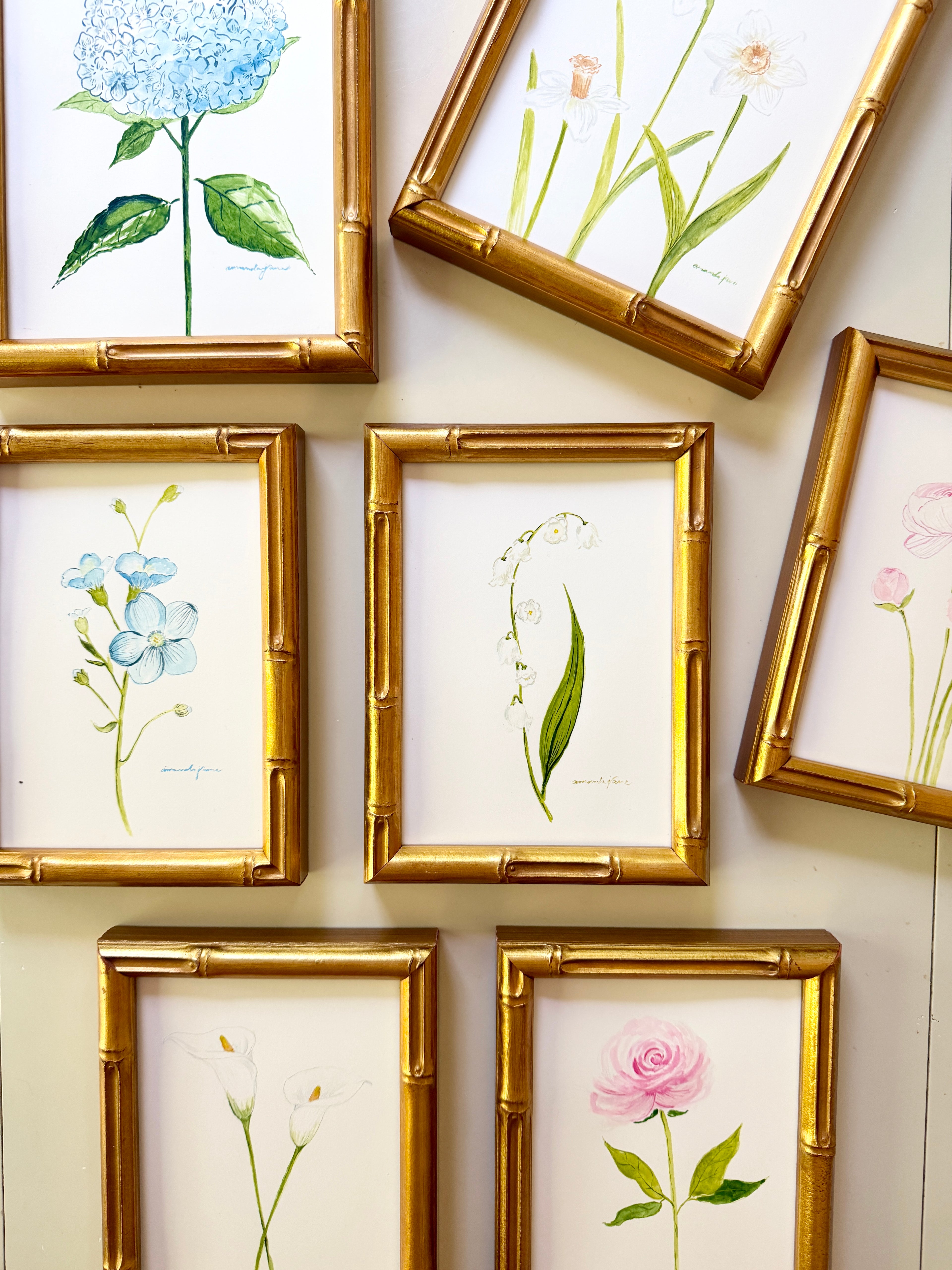 Forget-Me-Not / Framed Original Painting
