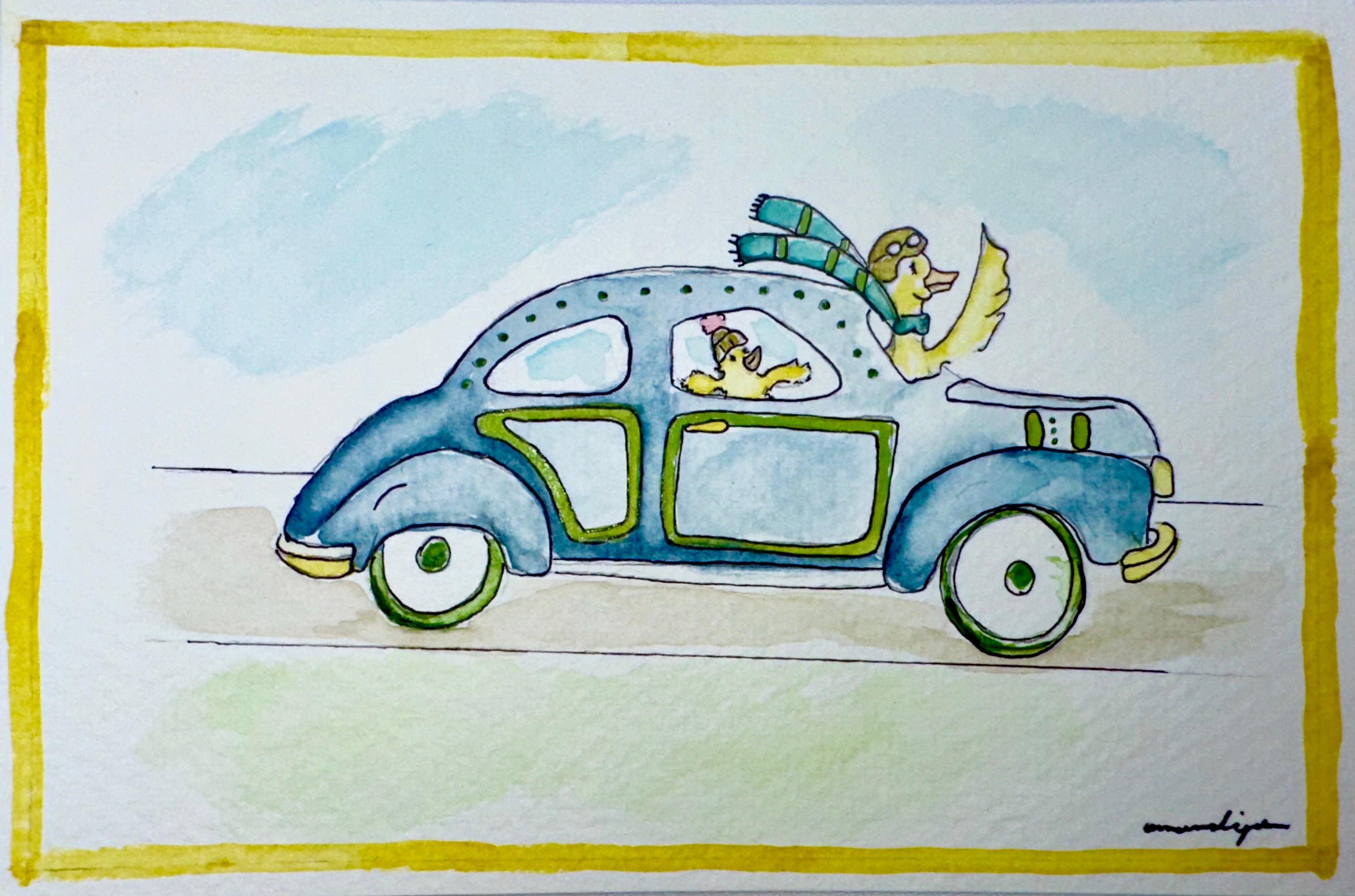 DANIEL DUCK, ORIGINAL 4X6