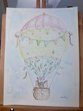 Custom 9x12 Watercolor Painting Commission – Original Art on Watercolor Paper