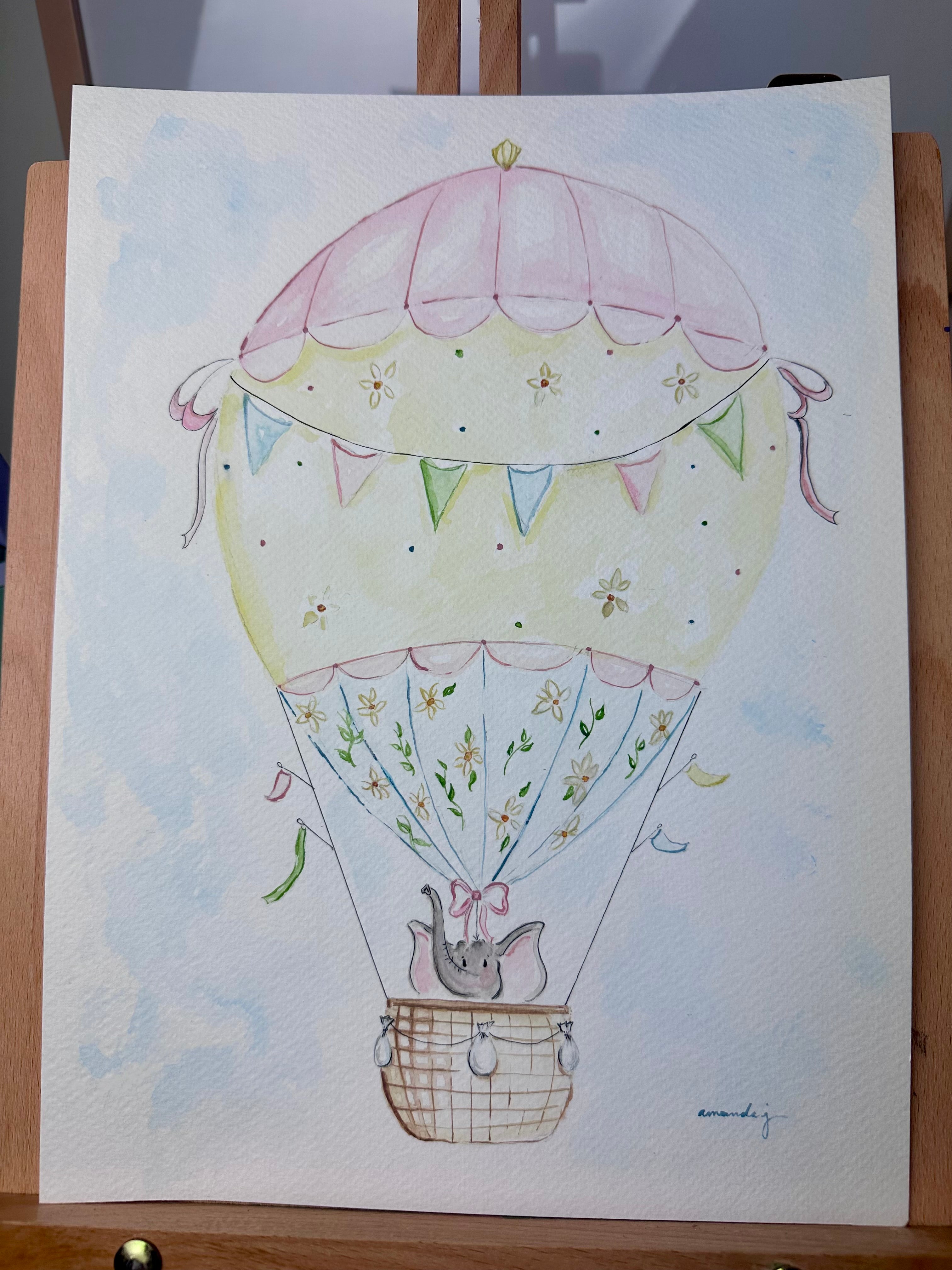 Custom 9x12 Watercolor Painting Commission – Original Art on Watercolor Paper